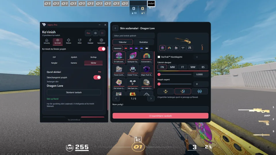 Triggerbot bo‘limi